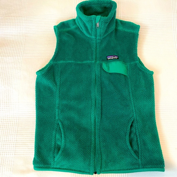 Patagonia Women's Re-Tool Fleece Green Vest Size Small 25546 - Picture 1 of 6